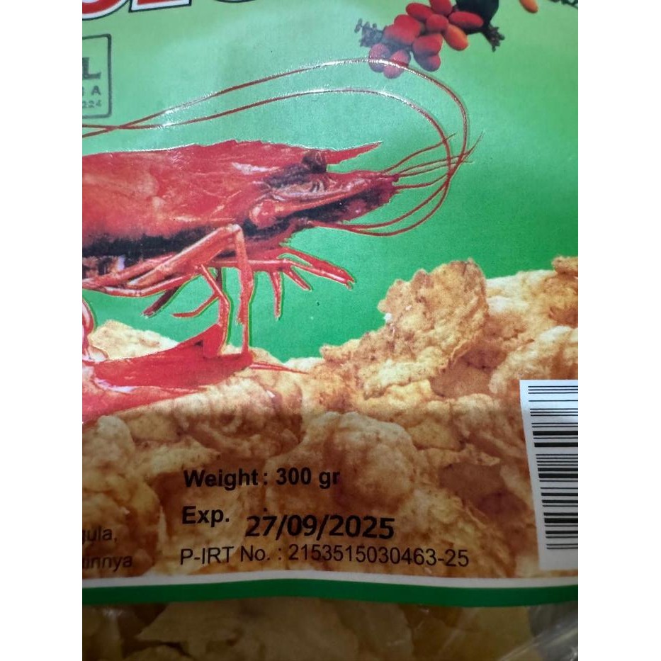 Belinjo Udang / Emping Pedas Manis Ny Siok 300 Gram