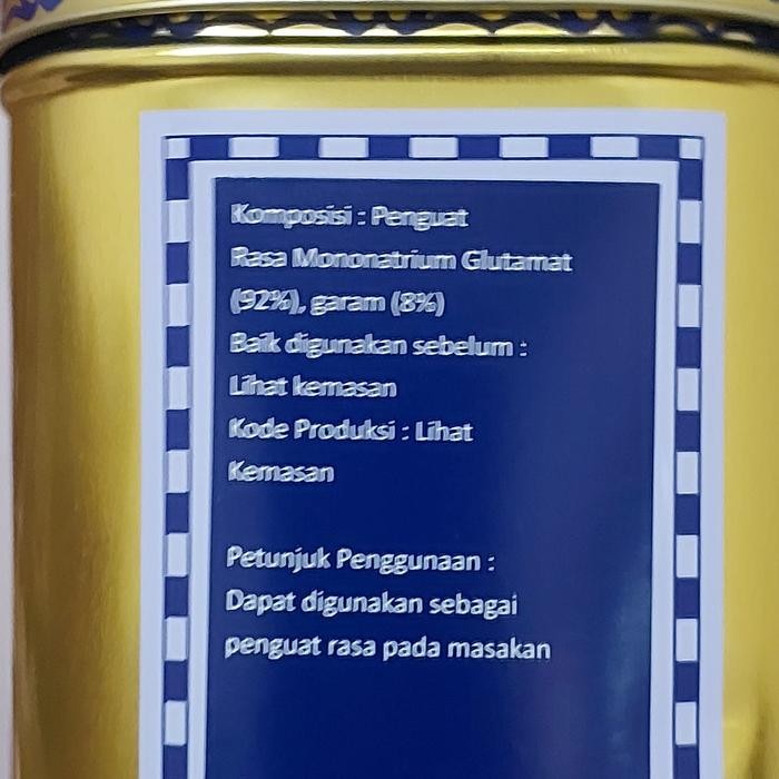 

Ve-Tsin Gourmet Powder / Vetsin / Micin Kaleng Hongkong 2250 Gram