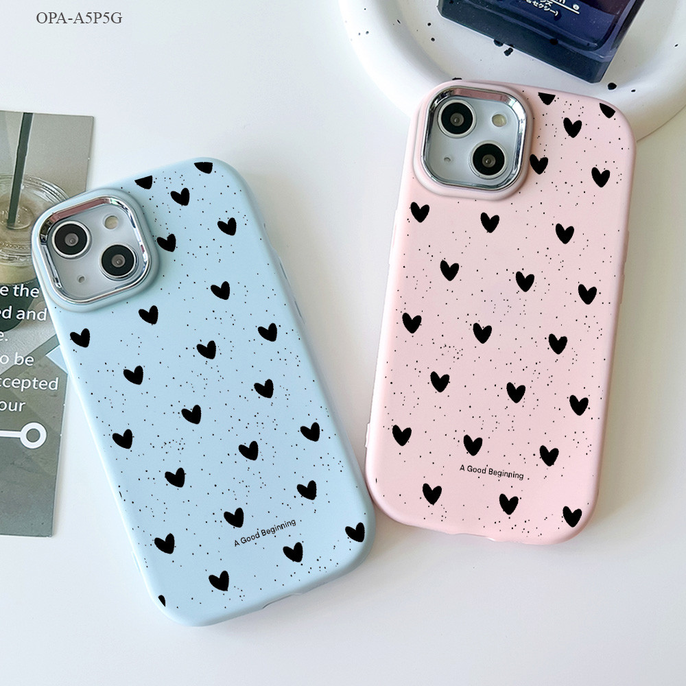 Casing Cinta Untuk For OPPO A5 Pro 4G 5G Case Softcase Kesing 4275