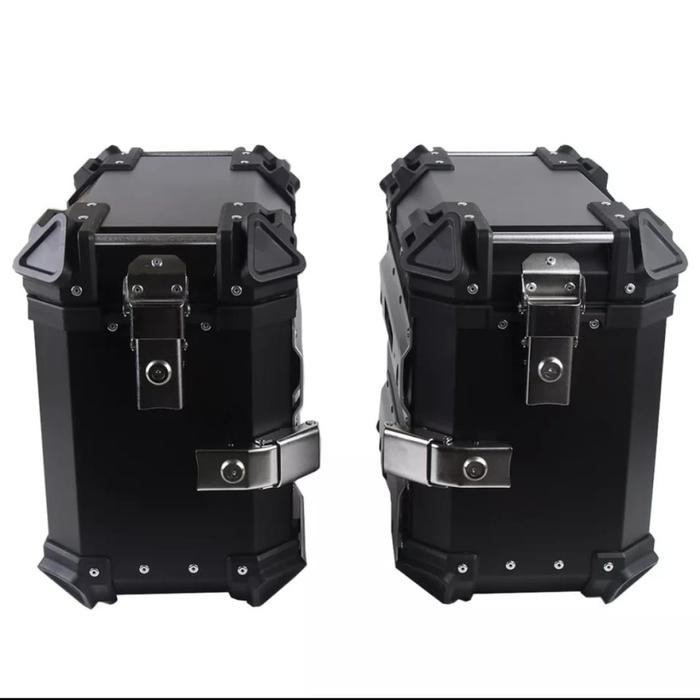 Side Box Motor Almunium pannier Box Motor dengan Brecket
