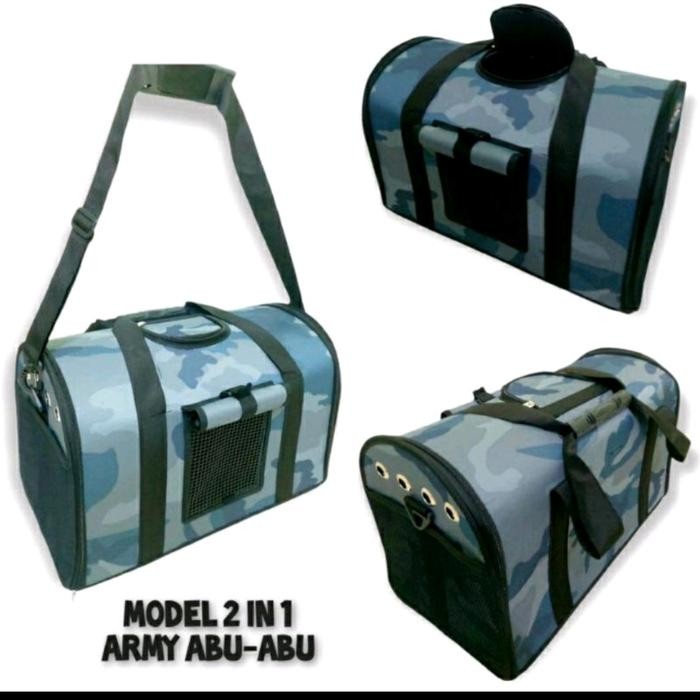 TAS KUCING MODEL 3in1 MURAH Matras Bisa Dislempang Dijinjing