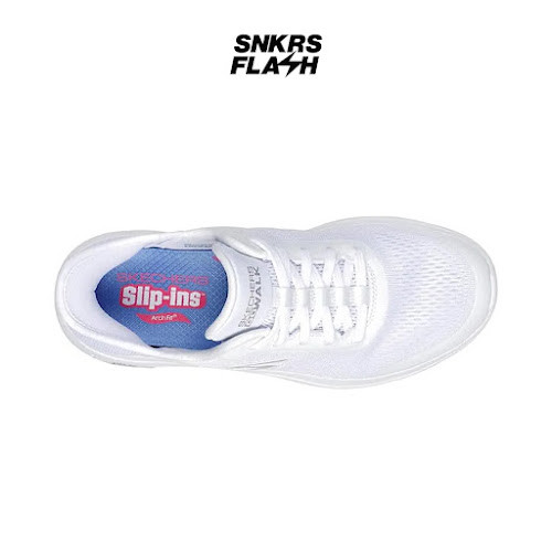 SKECHERS SLIP INS ARCH FIT TRIPLE WHITE Sepatu Casual Wanita - 125319WHT - Size 37.5