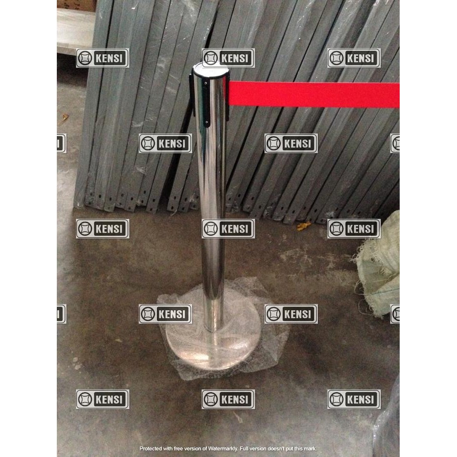 

Tiang Pembatas Tiang Antrian Queue Pole Stainless Pita