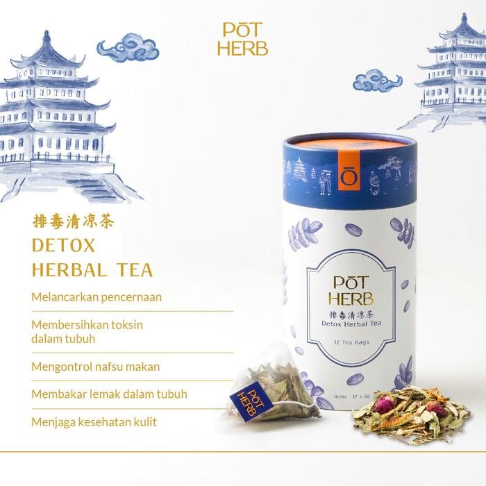 

Vanilla.storee [POTHERB] DETOX HERBAL TEA - [isi 12 x 6gr] [T05-DH]