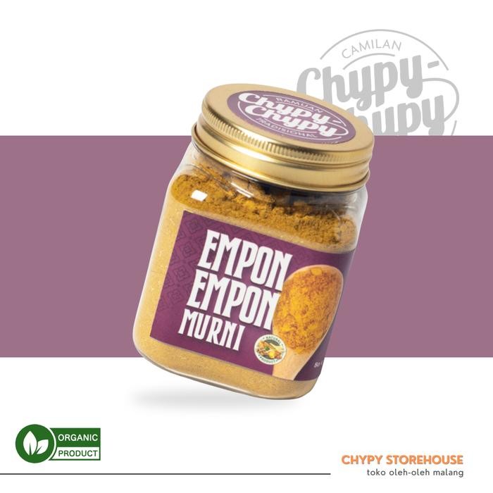 

Vanilla.storee Jamu Bubuk Empon Empon Super Murni Tanpa Gula Herbal Organik - Toples