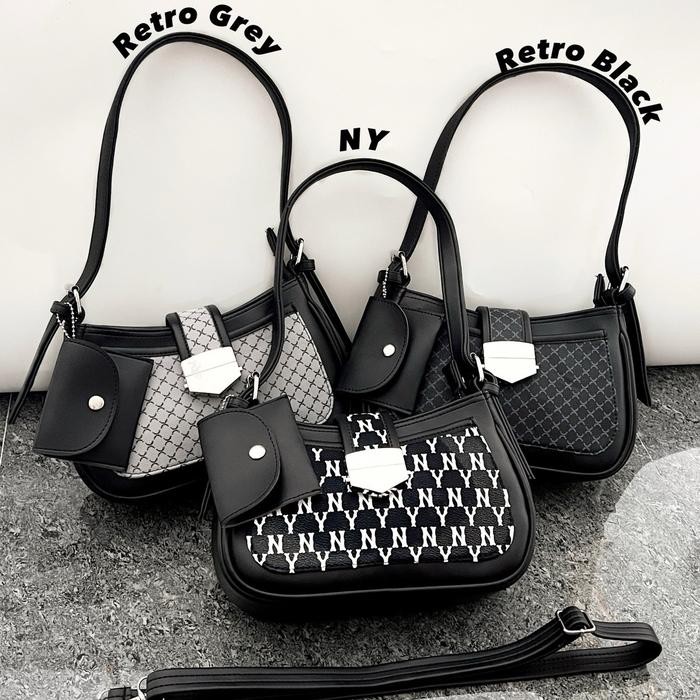 

FA558 Norin Tas Bahu Selempang Wanita Hitam GRATIS ONGKIR