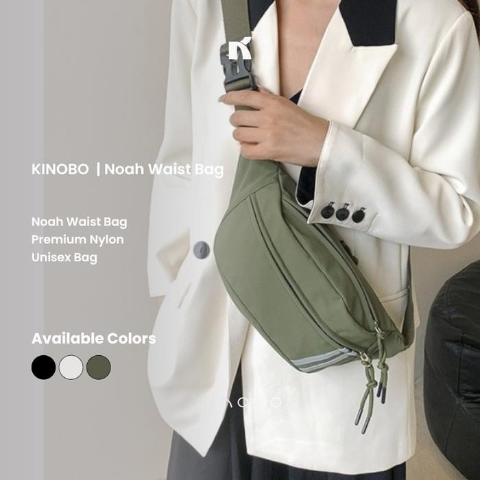 

EJ302 KINOBO Noah Waistbag Sling Bag - Tas Pinggang Tas Selempang Pria Wanita Unisex Slingbag tote
