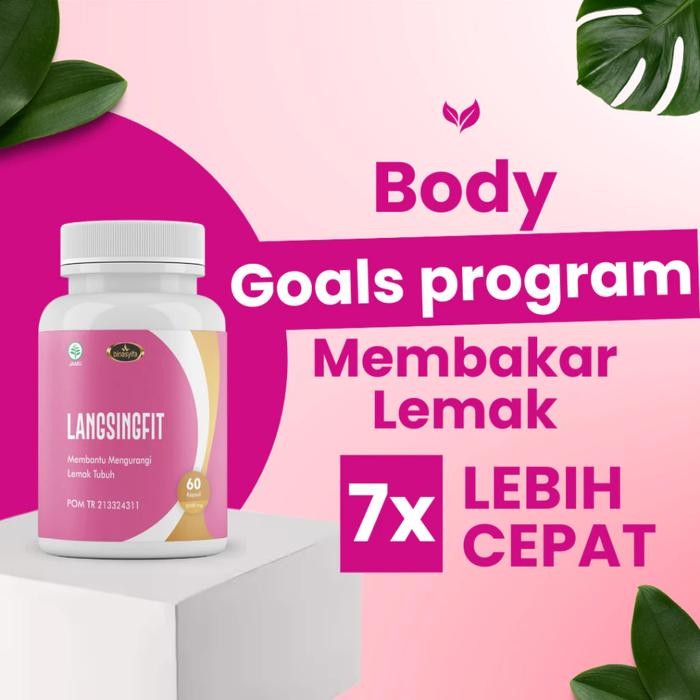 

Obat Pelangsing Penurun Berat Badan Diet Aman LANGSINGFIT Herbal BPOM