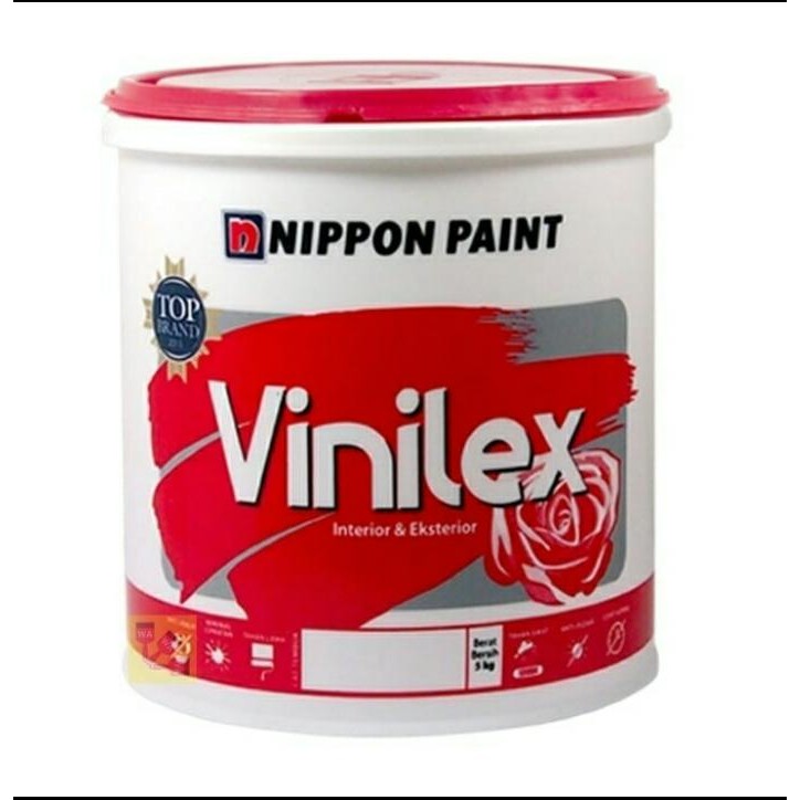 CAT Tembok Vinilex 5 kg (Putih ) / Nippon Paint