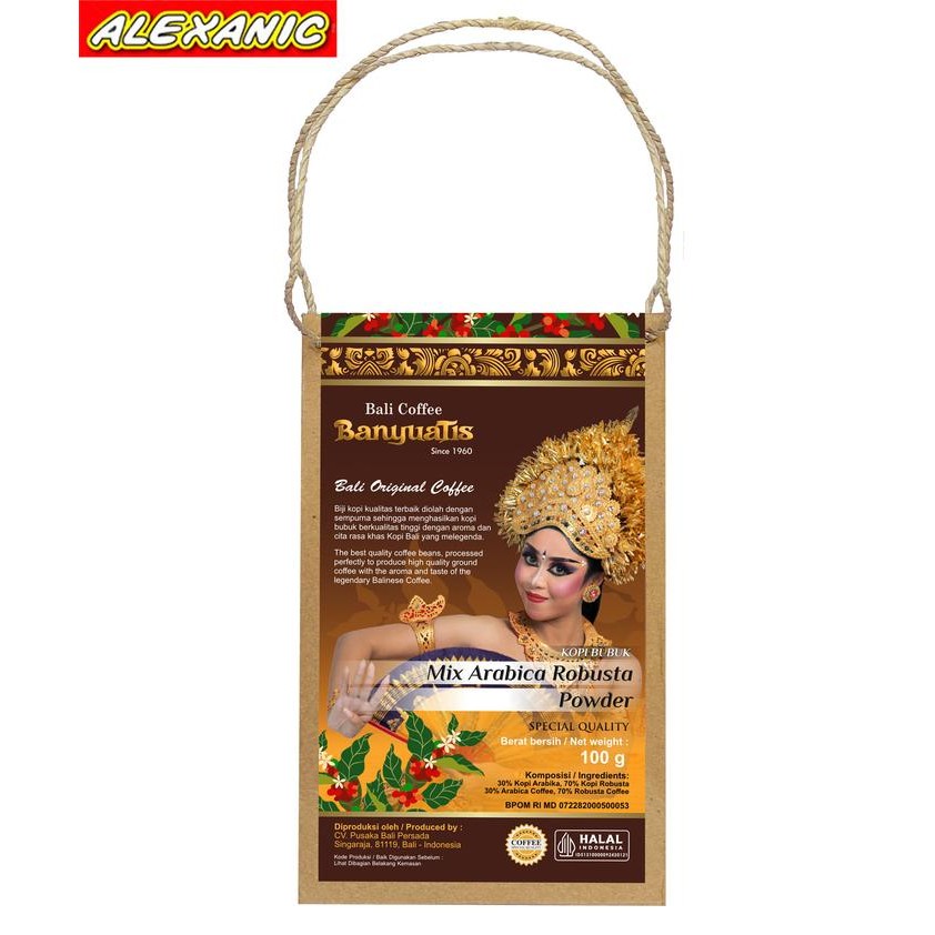 

Kopi Banyuatis Mix Arabica Robusta Bubuk 100gr