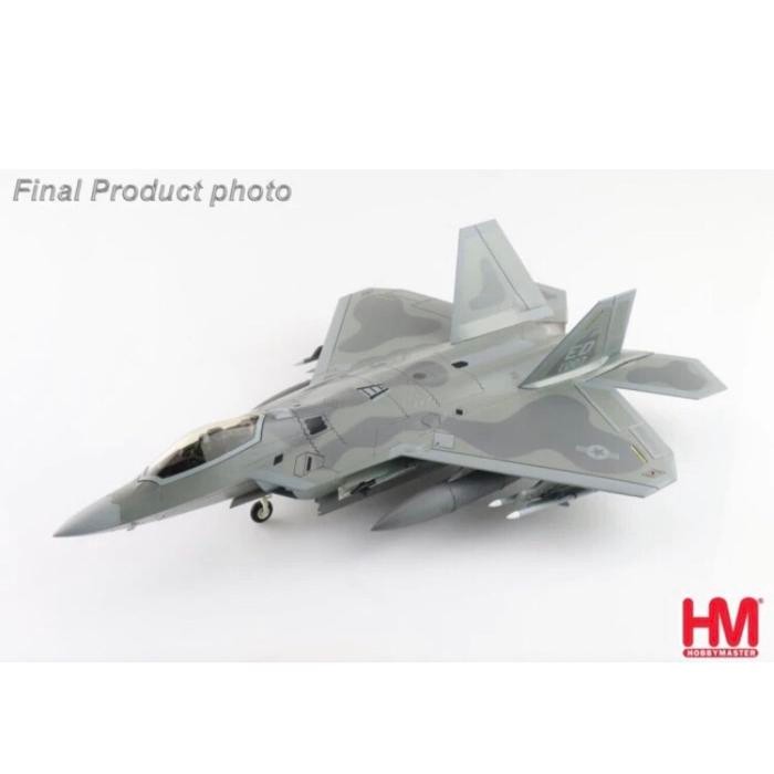Diecast Pesawat Tempur F-22 Raptor Usaf 1/72 By Hobby Master