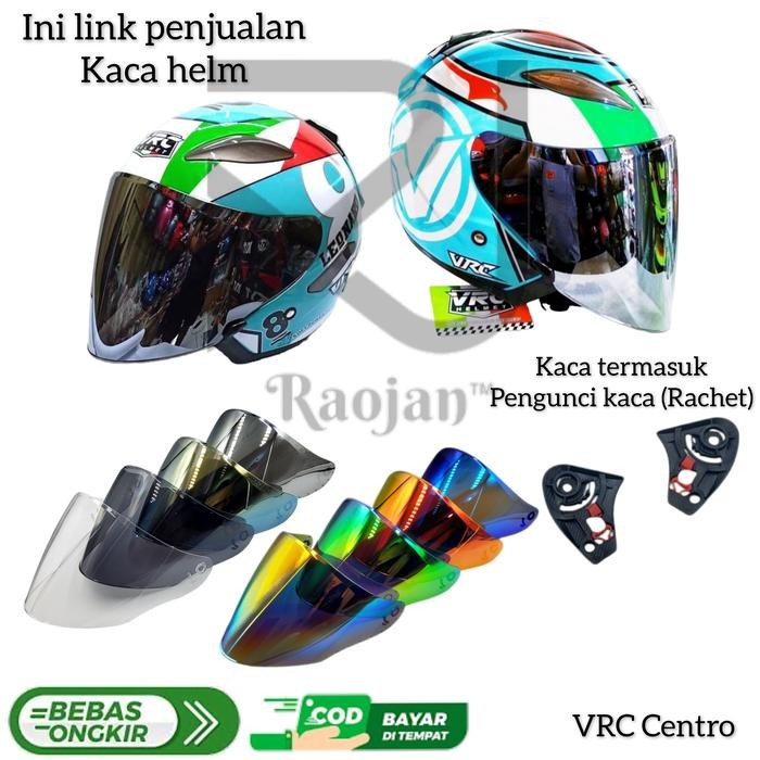 Terlaris - Kaca Helm Vrc Centro Visor Helm Vrc Centro