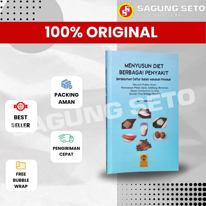 

SALE !!! BUKU MENYUSUN DIET BERBAGAI PENYAKIT BERDASARKAN DAFTAR ED 4 - FKUI READYY