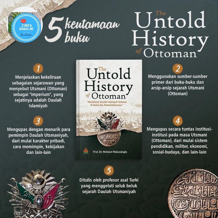 

SALE !!! BUKU AGAMA ISLAM UNTOLD HISTORY OTTOMAN HC READYY