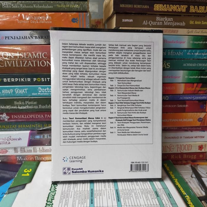 

SALE !!! TEORI KOMUNIKASI MASSA STANLEY J. BARAN READYY