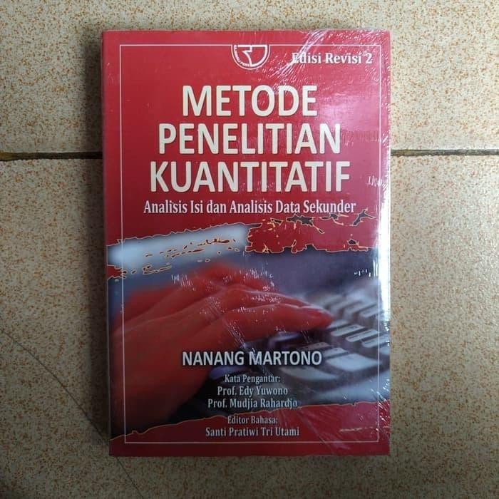 

SALE !!! BUKU METODE PENELITIAN KUANTITATIF BY NANANG MARTONO READYY