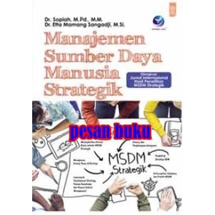 

SALE !!! BUKU MANAJEMEN SUMBER DAYA MANUSIA STRATEGIK SOPIAH READYY