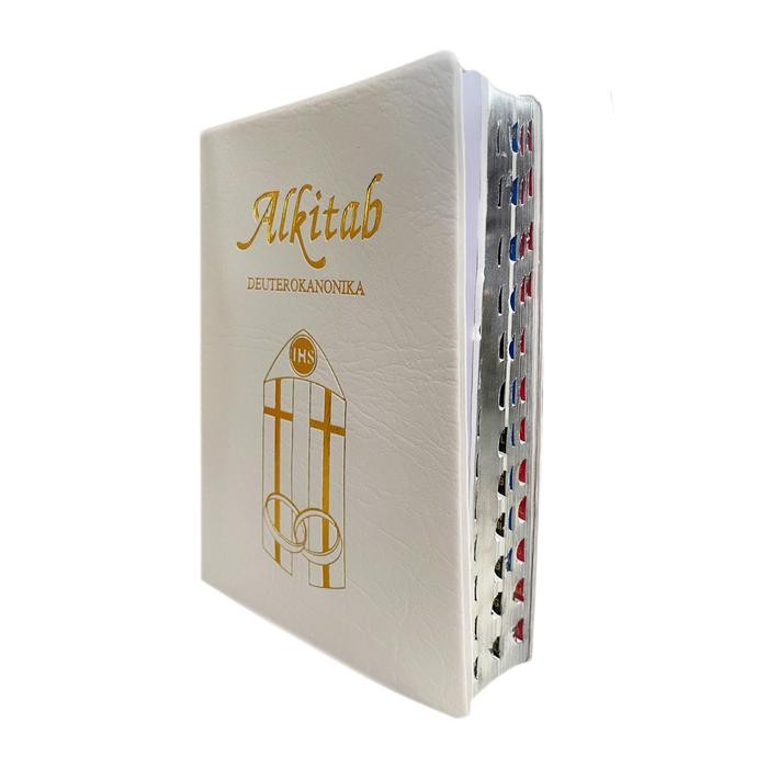 

SALE !!! ALKITAB WEDDING UK. SEDANG KATOLIK SILVER (TB2 052 TI WEDDING SILVER) READYY