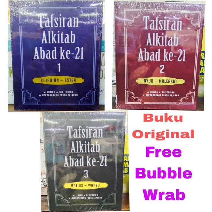 

SALE !!! TAFSIRAN ALKITAB ABAD 21 ILMIAH ALKITABIAH BERDASARKAN SEJARAH FAKTA READYY