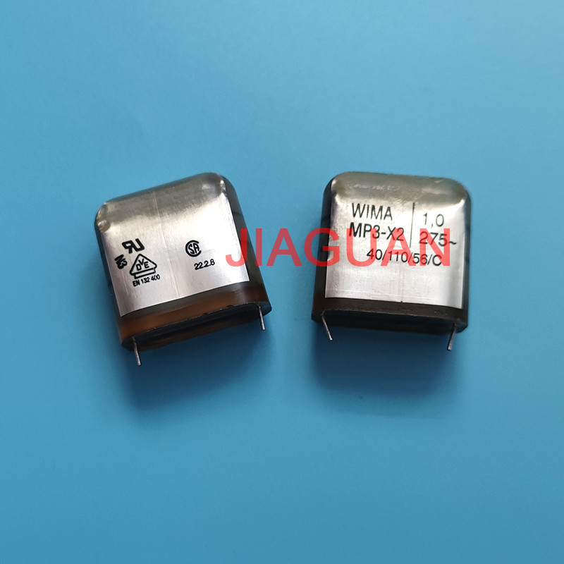 BEST 4PCS NEW WIMA MP3-X2 1UF 275VAC PCM27.5 105/275VAC 1U WIMA-MP3-X2 105 275V P27.5MM 1000NF origi