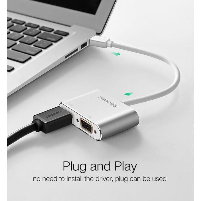 Mini Displayport Male To Hdmi Vga Ugreen
