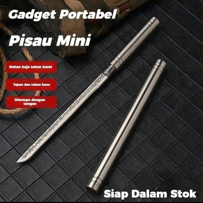 MINI PISAU TONGKAT PISAU BAJA PISAU DAPUR PISAU TONGKAT TAHAN KARAT *