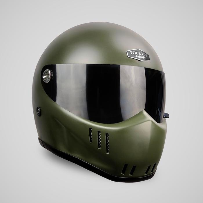 Helm Custom Classic SIMPSON BANDIT RX STIG Retro Vintage Klasik - Fourtin Garage *