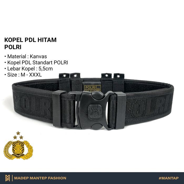 SABUK KOPEL PDL HITAM Nylon Kanvas TERBARU KOPEL PDL HITAM *