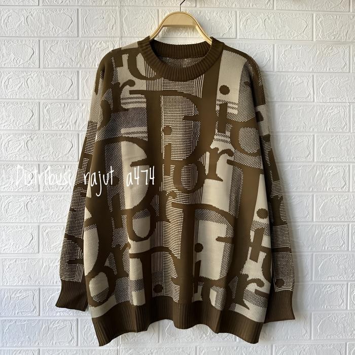 BAM SWEATER RAJUT IMPORT OVERSIZE WANITA KOREA Baju *