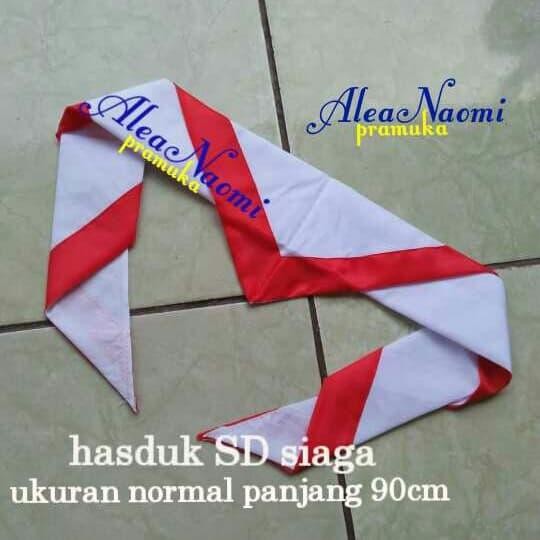 hasduk pramuka siaga(SD) panjang.90cm *