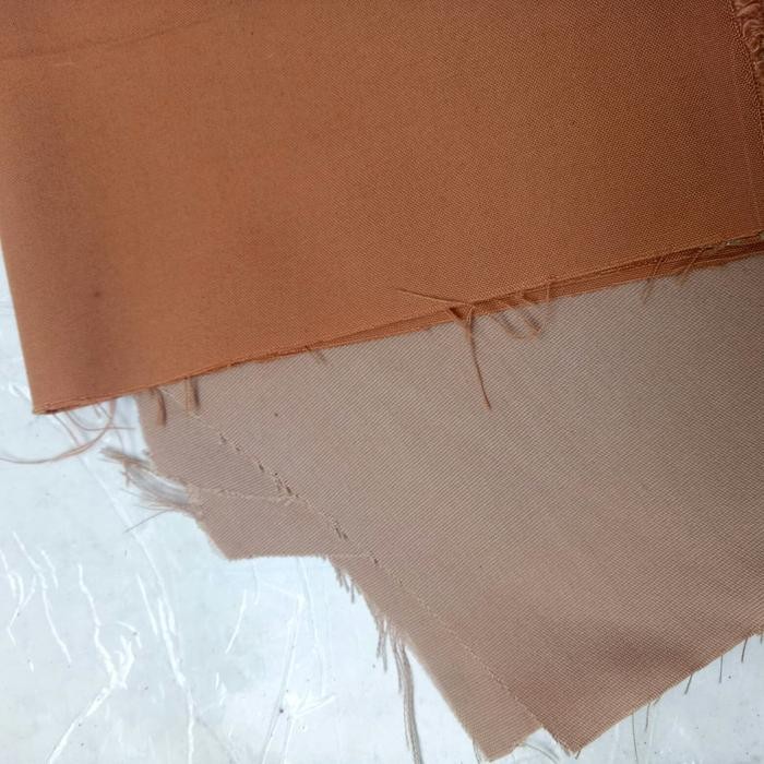 BAHAN KAIN ATASAN SERAGAM PRAMUKA SD SMP SMA / COKLAT PRAMUKA ATASAN *