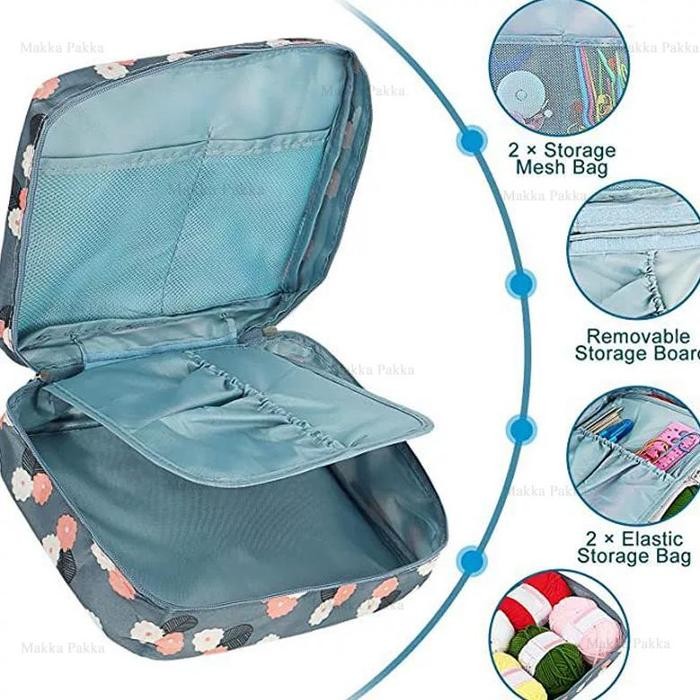 58PCS - DIY Jarum Rajut Set /Alat Rajut Set / Perlengkapan Rajut/ Pemula Lengkap Rajut Kit Set /