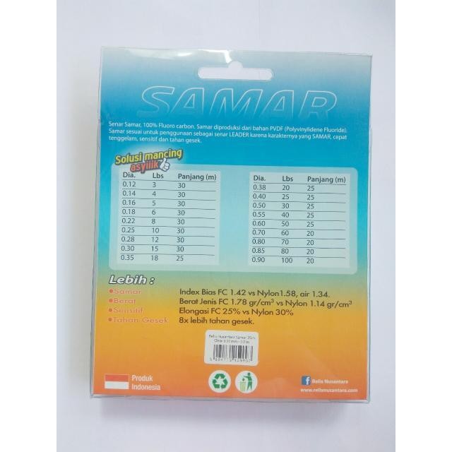Senar Leader Relix Nusantara Samar 30 lb