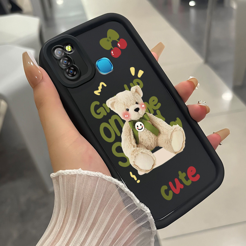 Casing Hp untuk Infinix Smart 5 Smart 6 Ram 3 Hot 10 Lite Case Casing HP Softcase ponsel silikon tah