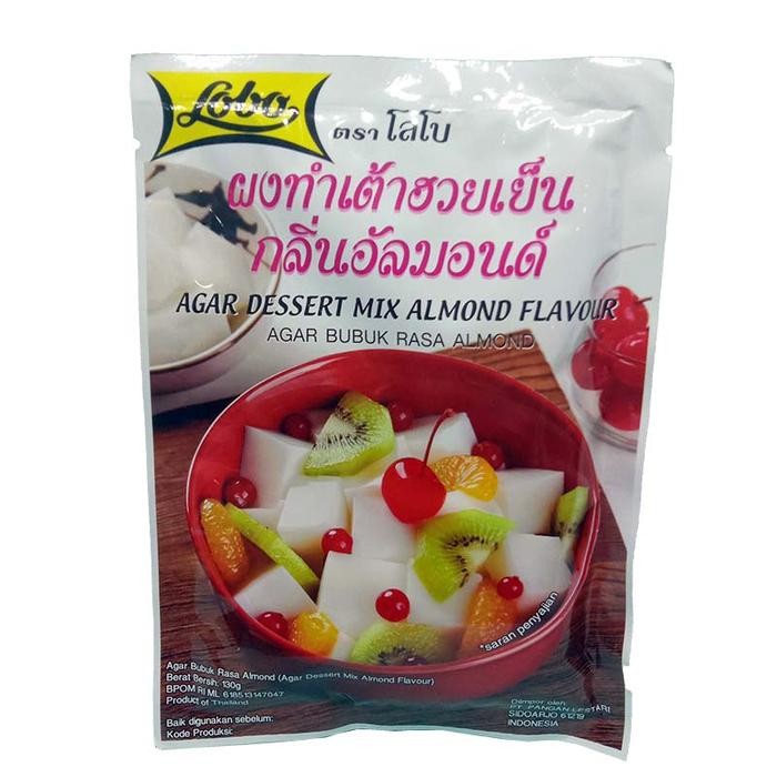 

LOBO AGAR DESSERT MIX ALMOND 130 GR