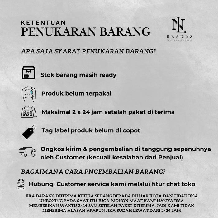 

Breast binder half bandage 15 20cm tebal / Chest binder / Perata dada tomboy