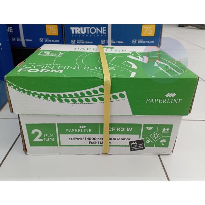 

Kertas Continuous Form PAPERLINE 2 Ply K2 Warna Kertas Komputer CF K2 W