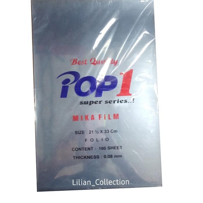 

Cover Mika Film/Plastik Jilid A4 F4 Folio 0,12 Micron - 100 Pcs