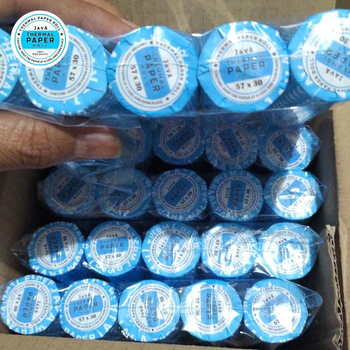 

Kertas Thermal 57x30 Cover (1 karton isi 100)