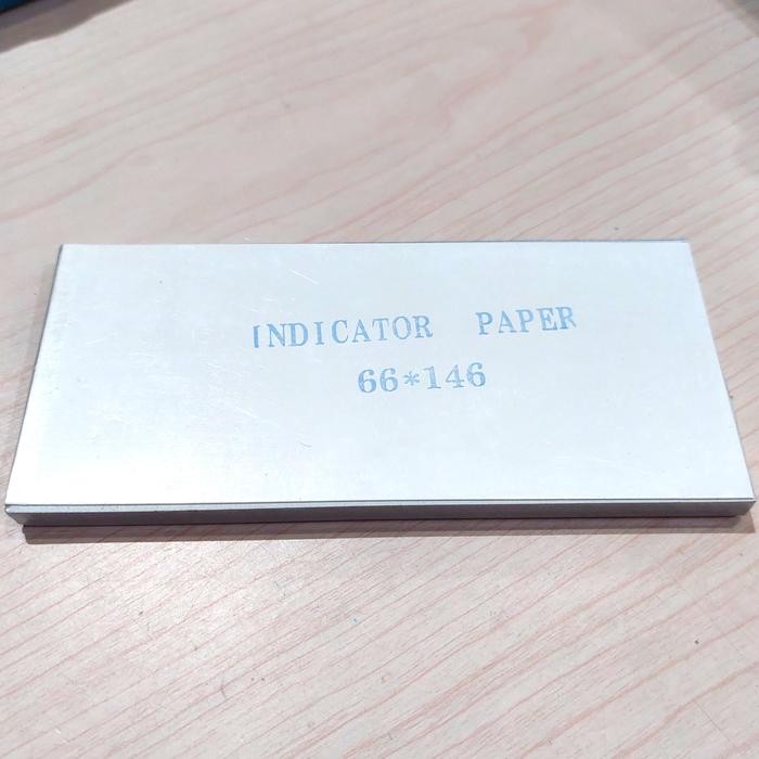

IMPA 652655 Indicator Paper 66mm x 146mm M-2 Metallic White / Kertas Indikator Perekam Tekanan Mesin