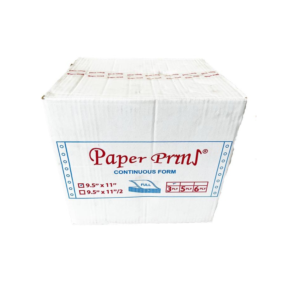 

PAPERPRYNS CONTINUOUS FORM 9,5 X 11 (ISI FULL) 3PLY - PMK