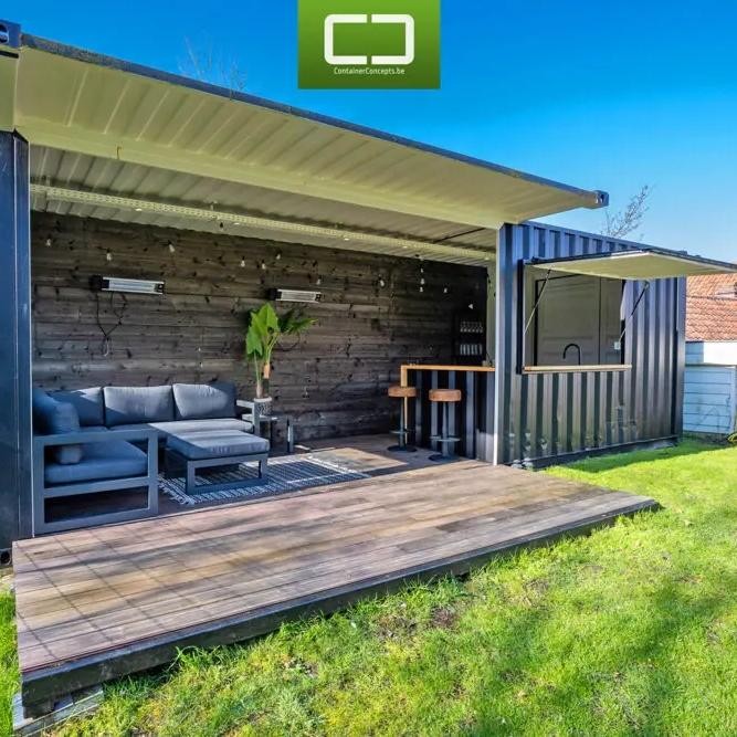 Lounge Cafe Container 20 Feet 6X2,4 M Full Interior Cafe Industrial