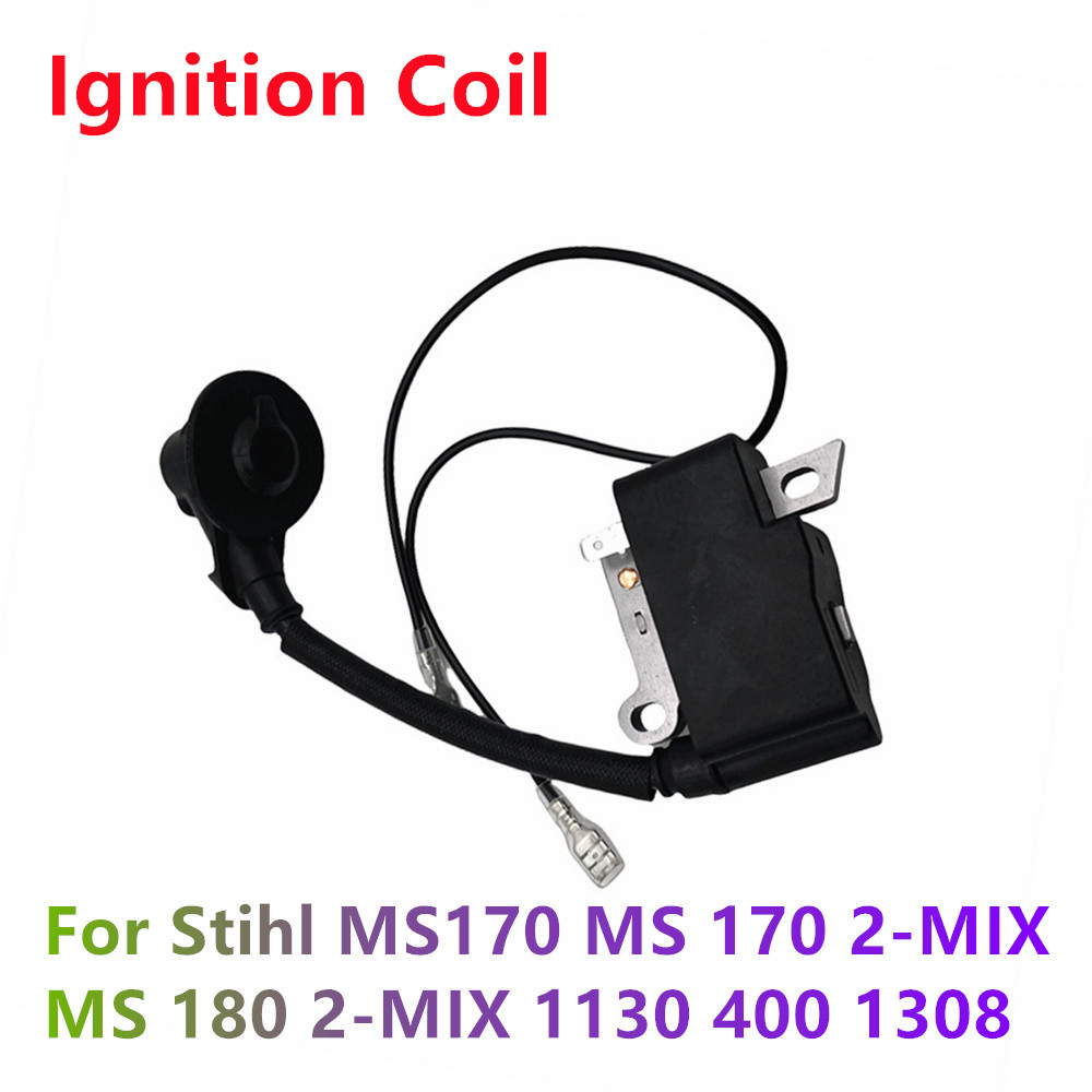 PROMO   1130 400 1308 New Ignition Coil High Quality Fit for Stihl MS170 MS 170 2-MIX, MS 180 2-MIX 