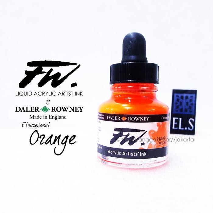 

Stok Baru Daler Rowney FW ink Flourescent Orange ( Cat Akrilik )