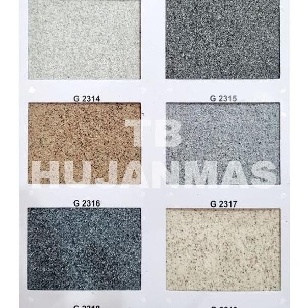 AH ARTURO Cat Tembok Dinding Teksture Tipe Granite Multicolor System (G) 1 Kg Terbaik Tektur Texture