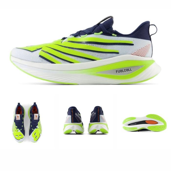 Sepatu New Balance Nb Running Fuelcell Green Navy Termurah Best Quality 100% Original