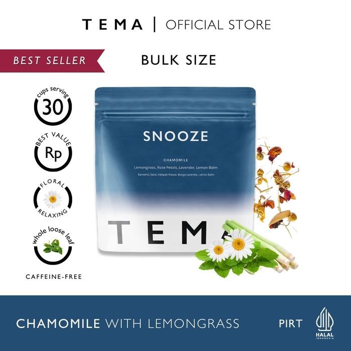 

TEMA Tea Large Pouch - Wellness Tea - Snooze/Chamomile Lavender - 30gr