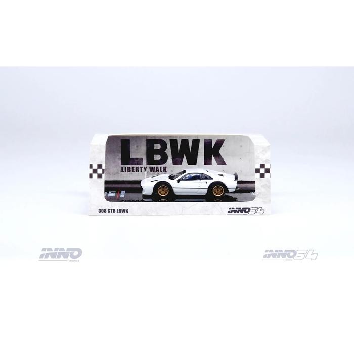 INNO 1/64 LBWK 308 GTB White IN64-LBWK308-WHI