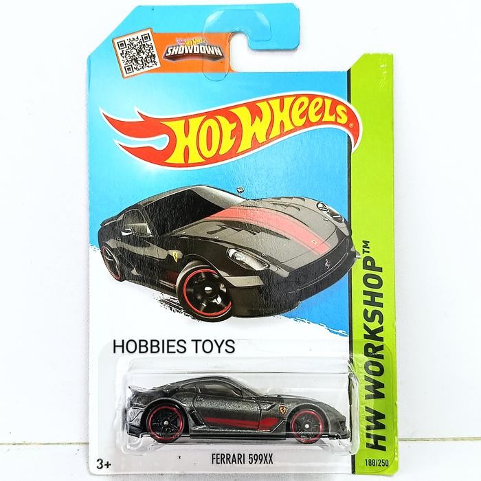 Hot Wheels HW Workshop Ferrari 599XX Abu-abu Grey Murah