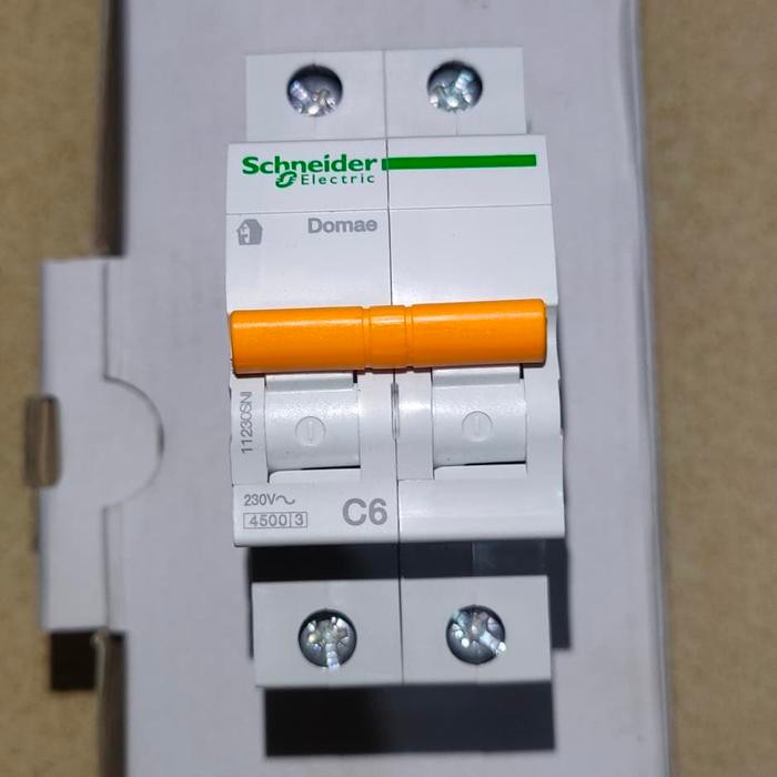 Paling Baik Mcb 2P 6A ,10A, 16A, 20A Domae Schneider